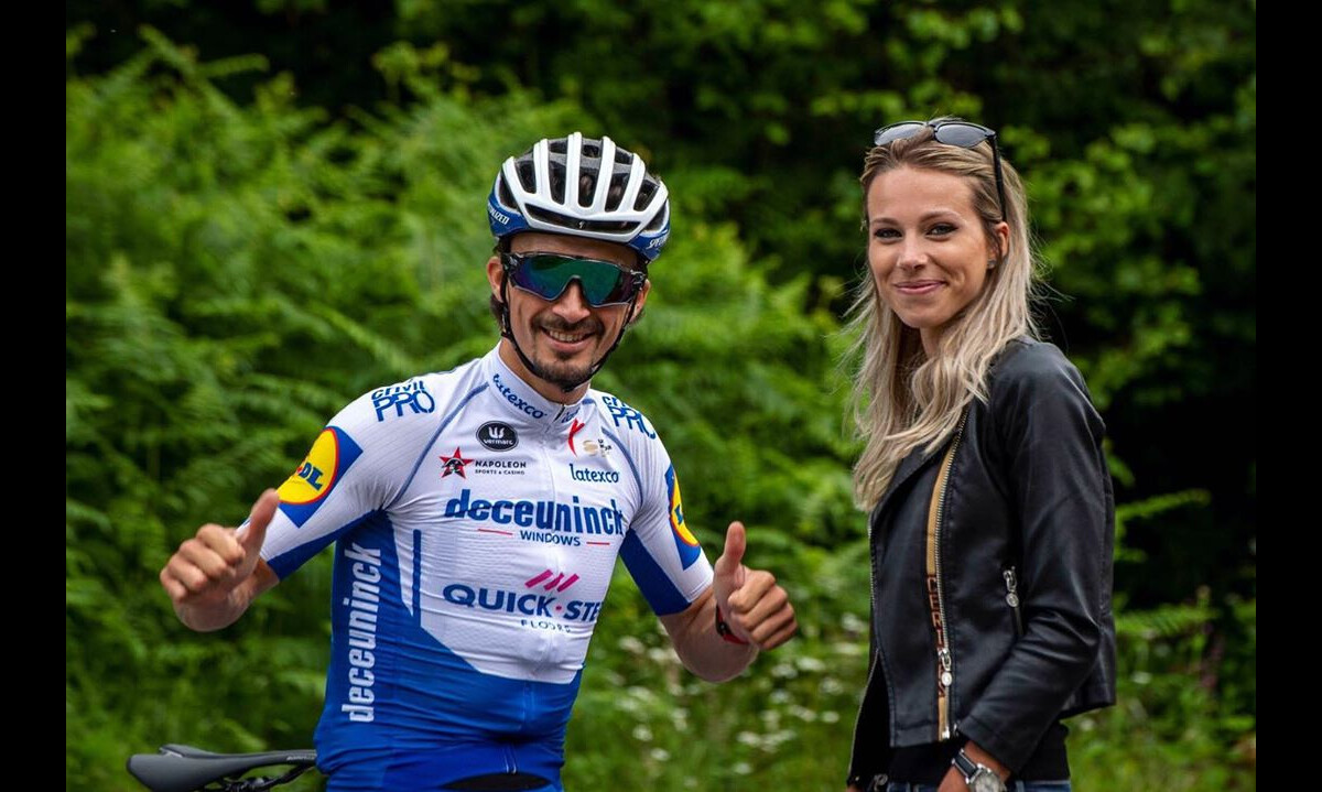 Photo Julian Alaphilippe Et Marion Rousse Le Juillet Purepeople