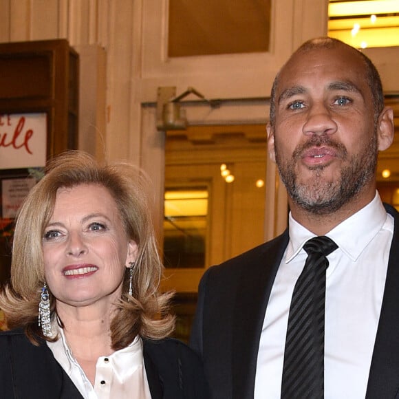 Valérie Trierweiler et son compagnon Romain Magellan - Gala d'Enfance Majuscule donné au profit de l'enfance maltraitée à la salle Gaveau à Paris, le 25 mars 2019. © Giancarlo Gorassini/Bestimage 