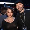Jade Leboeuf (fille de Franck Leboeuf) et son compagnon Stéphane Rodrigues lors du gala de boxe Univent à l'AccorHotels Arena de Paris pour le championnat du monde WBA le 15 novembre 2019. © Veeren / Bestimage