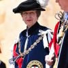 La princesse Anne d'Angleterre - La famille royale d'Angleterre à l'occasion du service de "l'Ordre de la Jarretière" au château de Windsor. Le 18 juin 2018