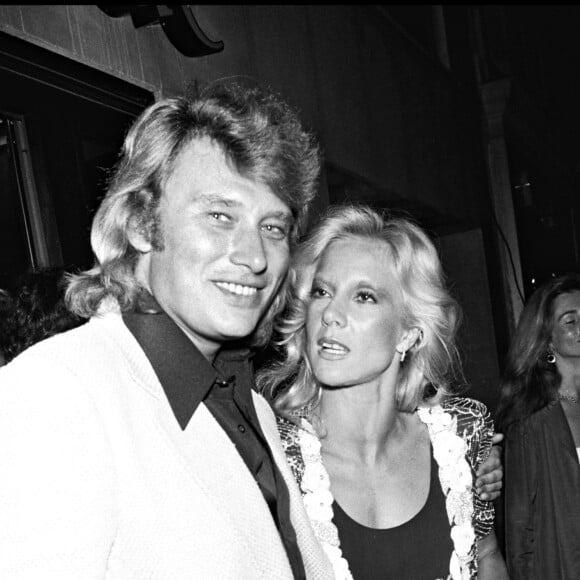 Johnny Hallyday et Sylive Vartan en 1979.