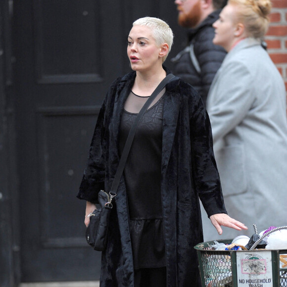 Rose McGowan à New York le 30 octobre 2019.