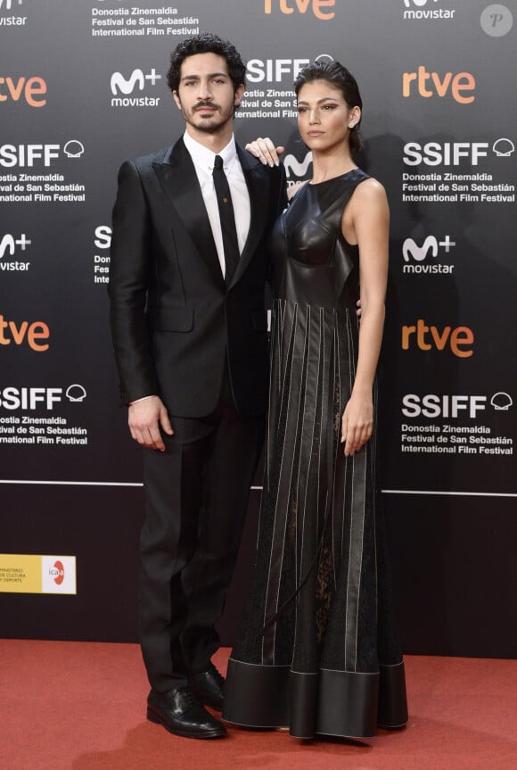 Chino Darin, Ursula Corbero (La Casa de Papel) - Les célébrités posent lors du photocall de la cérémonie d'ouverture du festival du film de San Sebastian avec le film 'El Amor menos Pensado' (Unexpected Love) en projection en Espagne le 21 septembre 2018.