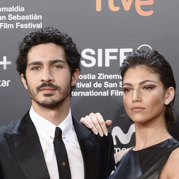 Chino Darin, Ursula Corbero (La Casa de Papel) - Les célébrités posent lors du photocall de la cérémonie d'ouverture du festival du film de San Sebastian avec le film 'El Amor menos Pensado' (Unexpected Love) en projection en Espagne le 21 septembre 2018.