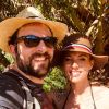 David Mora et sa chérie Davina Vigné, en vacances. Instagram, août 2020