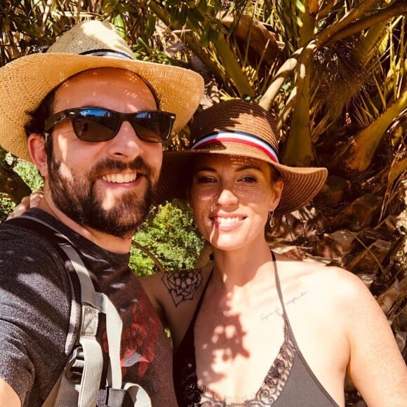 David Mora et sa chérie Davina Vigné, en vacances. Instagram, août 2020