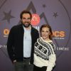 David Mora, Anne-Elisabeth Blateau - Photocall de la soirée d'ouverture du 22ème Festival International du Film de Comédie de l'Alpe d'Huez, le 15 janvier 2019. © Dominique Jacovides/Bestimage