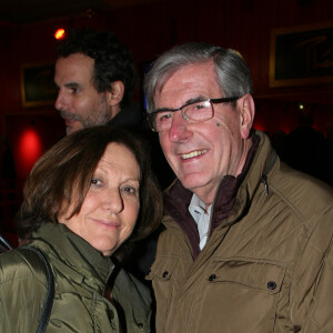Bernard Menez et sa femme Angèle - 21e arbre de Noël de l'association "Citéstars" au cirque Phénix en présence de 150 enfants défavorisés à Paris, le 12 janvier 2020. © JLPPA/Bestimage