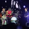 Concert du groupe The Red Hot Chili Peppers lors du festival Lollapalooza à Paris. Le 23 juillet 2017 