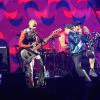 Concert du groupe The Red Hot Chili Peppers lors du festival Lollapalooza à Paris. Le 23 juillet 2017 