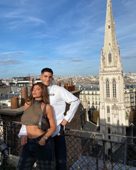 Kylie Jenner en vacances à Paris en bonne compagnie, sur Instagram le 28 août 2020.