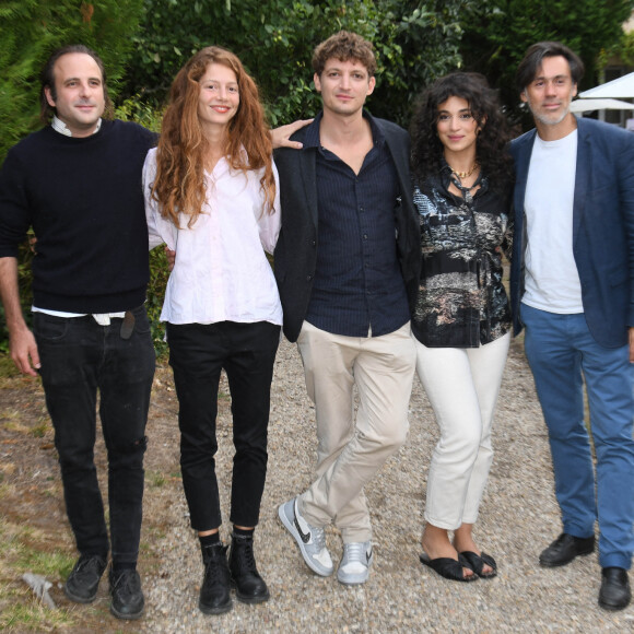 Vincent Macaigne, Jenna Thiam, Niels Schneider, Camelia Jordana et Emmanuel Mouret - Photocall du film "Les choses qu'on dit les choses qu'on fait" - Festival du film Francophone d'Angoulême 2020 le 29 Août 2020. © Guirec Coadic / Bestimage