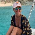 Laeticia Hallyday en vacances sur l'île de Saint-Barthélémy, le 24 août 2020 sur Instagram.