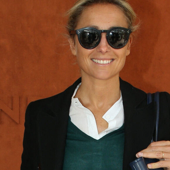 Anne-Sophie Lapix - Célébrités dans le village des internationaux de France de tennis de Roland Garros à Paris, France, le 8 juin 2019. ©Jacovides-Moreau / Bestimage 