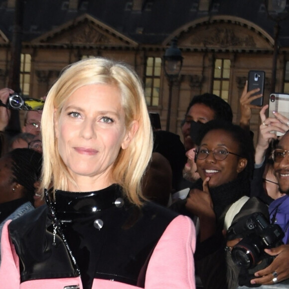 Marina Foïs - Arrivée des people au défilé de mode PAP femme printemps-été 2020 Louis Vuitton à Paris, le 1er octobre 2019.