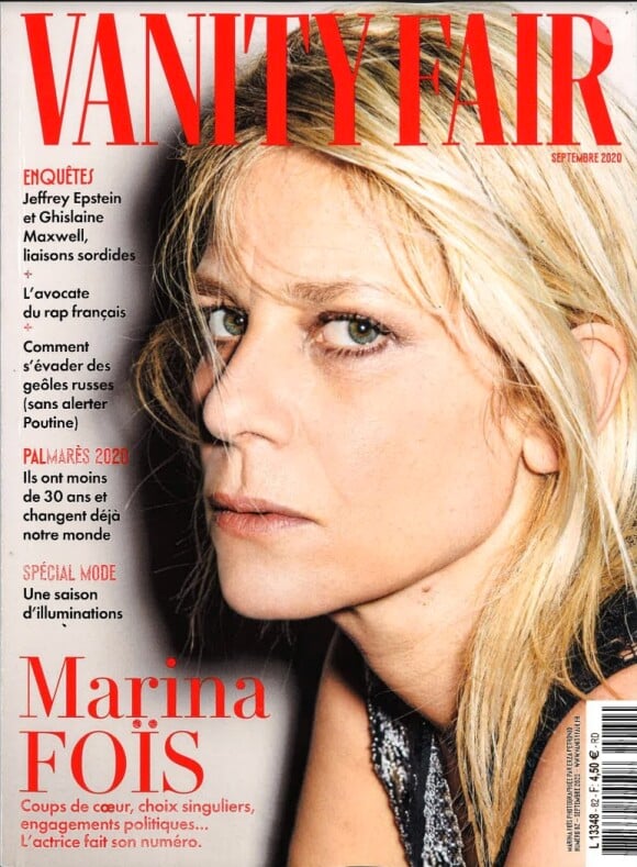 Retrouvez l'interview intégrale de Marina Foïs dans le magazine Vanity Fair du mois de septembre 2020.