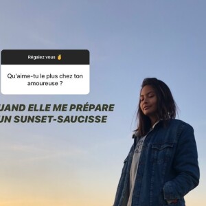 Nicolas Fleury parle de sa petite-amie Vaimalama Chaves le 2 septembre 2020 sur Instagram.