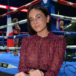 Agathe Auproux lors du gala de boxe Univent à l'AccorHotels Arena de Paris pour le championnat du monde WBA le 15 novembre 2019. © Veeren / Bestimage