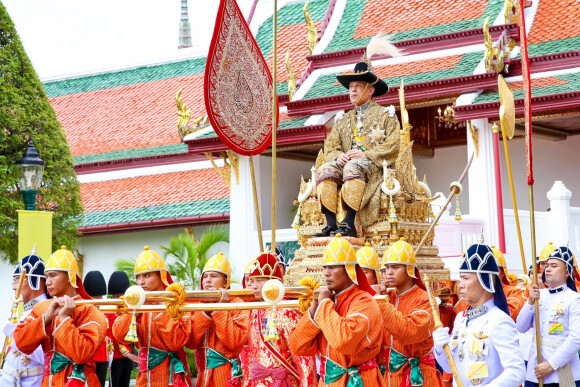 Couronnement du roi Rama X à Bangkok en Thaïlande (2019).