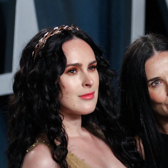 Rumer Willis et Demi Moore walking - Tapis rouge de la soirée "Vanity Fair Oscar Party" au Wallis Annenberg Center for the Performing Arts. Los Angeles. Le 9 février 2020. @JC Olivera/SPUS/ABACAPRESS.COM