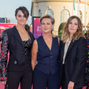 Anne Loiret, Alysson Paradis, Jonas Ben Ahmed, Marie-Castille Mention-Schaar et Gabriel Almaer - Avant-première du film "Les Deux Alfred" lors du 46ème Festival du Cinéma Américain de Deauville, le 6 septembre 2020. © Oliver Borde / Bestimage