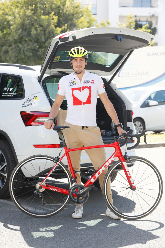 Exclusif - Claude Dartois - Essayage des vélos à la veille de l'étape MCC à Appart'City La Rochelle, le 07 septembre 2020 © Christophe Clovis / Bestimage