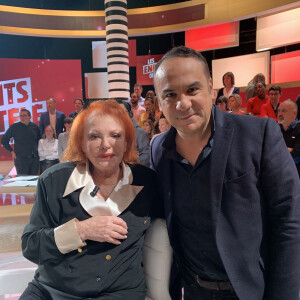 Exclusif - Régine, François-Xavier Demaison - Enregistrement de l'émission Les Enfants de la Télé animé par L.Ruquier à Paris, le 28 février 2020. Diffusion le 22 mars 2020 sur France2.