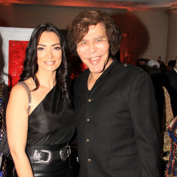 Emilie Nef Naf, Grichka Bogdanov (Bogdanoff) - 3ème édition du "Grand dîner" à l'hôtel Marriott Champs Elysées à Paris, le 27 novembre 2019. © Philippe Baldini / Bestimage