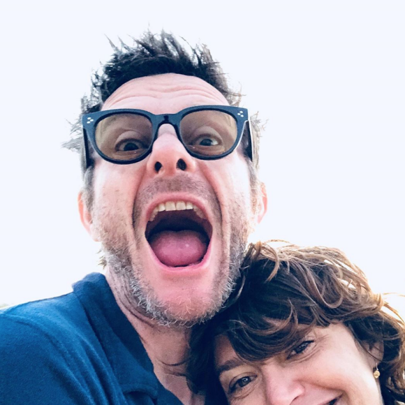 Emma de Caunes et son mari Jamie Hewlett. Septembre 2020.