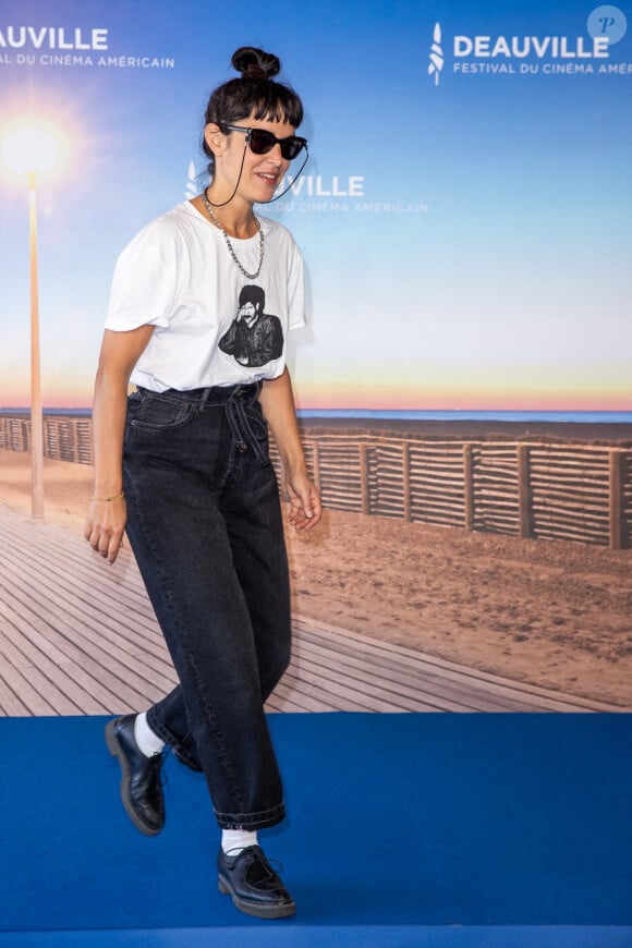 Vimala Pons au photocall de "Comment je suis devenu un super-héros" - 46e Festival du Cinéma Américain de Deauville, le 13 septembre 2020. © Olivier Borde/Bestimage