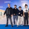 Benoît Poelvoorde, Pio Marmaï, Douglas Attal, Vimala Pons et Swann Arlaud au photocall de "Comment je suis devenu un super-héros" - 46e Festival du Cinéma Américain de Deauville, le 13 septembre 2020. © Olivier Borde/Bestimage