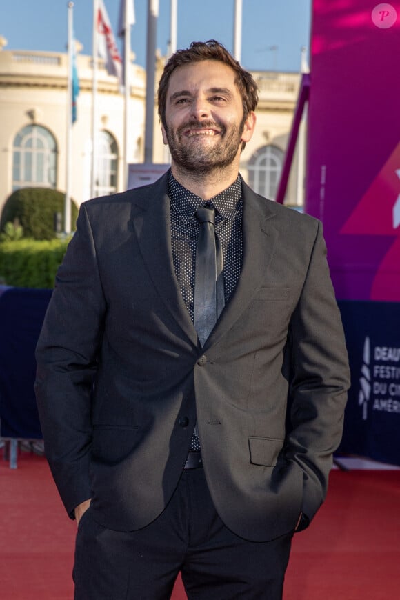 Pio Marmaï à la première de "Comment je suis devenu un super-héros" lors de la clôture du 46e Festival du Cinéma Américain de Deauville, le 12 septembre 2020. © Olivier Borde/Bestimage