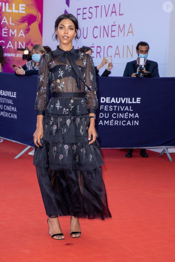 Zita Hanrot à la première de "Comment je suis devenu un super-héros" lors de la clôture du 46e Festival du Cinéma Américain de Deauville, le 12 septembre 2020. © Olivier Borde/Bestimage