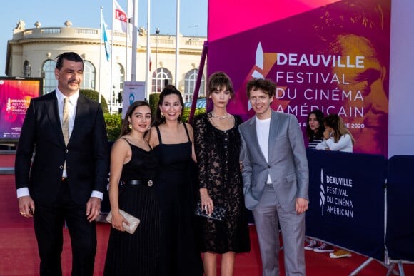 Les membres du jury révélation : Rebecca Zlotowski, Luana Bajrami, Mya Bollaers, Arnaud Rebotini, Antoine Reinartz à la première de "Comment je suis devenu un super-héros" lors de la clôture du 46e Festival du Cinéma Américain de Deauville, le 12 septembre 2020. © Olivier Borde/Bestimage