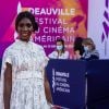 Eye Haidara à la première de "Comment je suis devenu un super-héros" lors de la clôture du 46e Festival du Cinéma Américain de Deauville, le 12 septembre 2020. © Olivier Borde/Bestimage