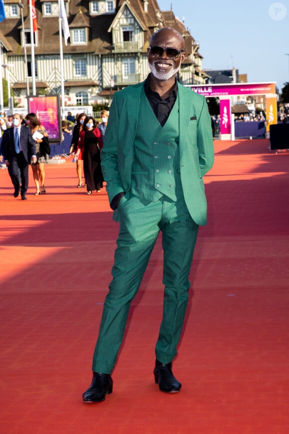 Eriq Ebouaney à la première de "Comment je suis devenu un super-héros" lors de la clôture du 46e Festival du Cinéma Américain de Deauville, le 12 septembre 2020. © Olivier Borde/Bestimage