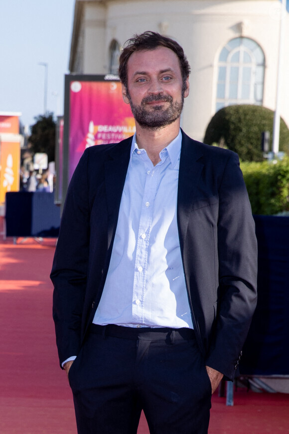 Augustin Trapenard à la première de "Comment je suis devenu un super-héros" lors de la clôture du 46e Festival du Cinéma Américain de Deauville, le 12 septembre 2020. © Olivier Borde/Bestimage