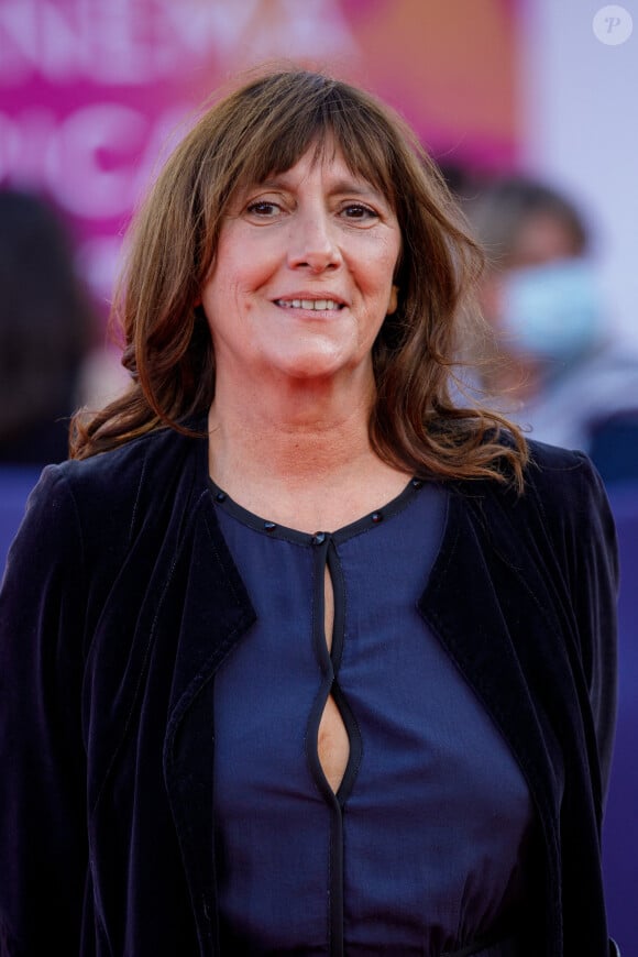 Sylvie Pialat à la première de "Comment je suis devenu un super-héros" lors de la clôture du 46e Festival du Cinéma Américain de Deauville, le 12 septembre 2020. © Olivier Borde/Bestimage