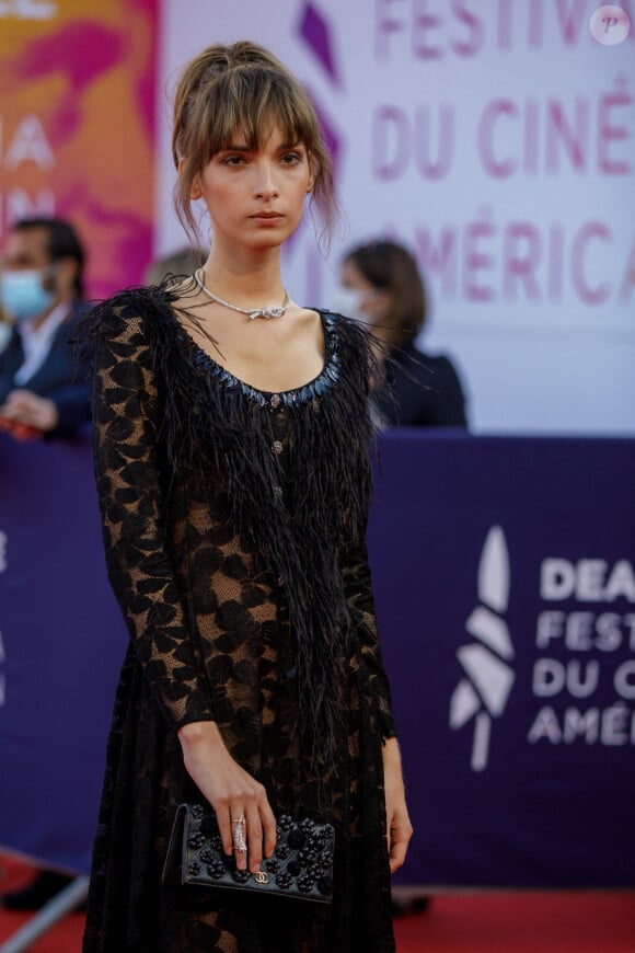 Mya Bollaers à la première de "Comment je suis devenu un super-héros" lors de la clôture du 46e Festival du Cinéma Américain de Deauville, le 12 septembre 2020. © Olivier Borde/Bestimage