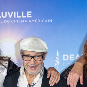 Henri-Noël Tabary, Maïwenn Le Besco, Omar Marwan et Florent Lacger au photocall de "ADN" lors du 46e Festival du Cinéma Américain de Deauville, le 12 septembre 2020. © Olivier Borde/Bestimage