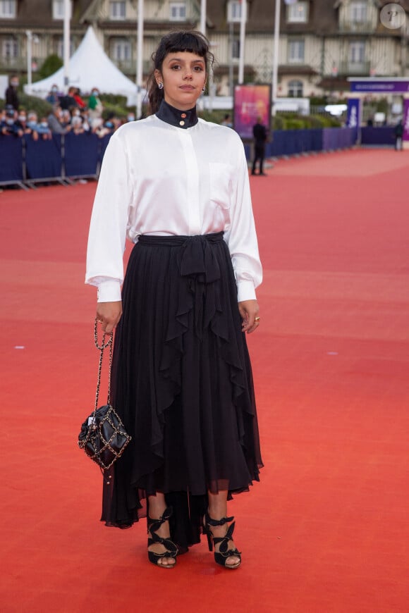 Noée Abita à la première de "ADN" lors du 46e Festival du Cinéma Américain de Deauville, le 11 septembre 2020. © Olivier Borde/Bestimage