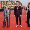 Luana Bajrami, Arnaud Rebotini et Mya Bollaers à la première de "ADN" lors du 46e Festival du Cinéma Américain de Deauville, le 11 septembre 2020. © Olivier Borde/Bestimage