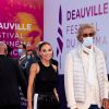 Dominique Desseigne et sa compagne Alexandra Cardinale à la première de "ADN" lors du 46e Festival du Cinéma Américain de Deauville, le 11 septembre 2020. © Olivier Borde/Bestimage