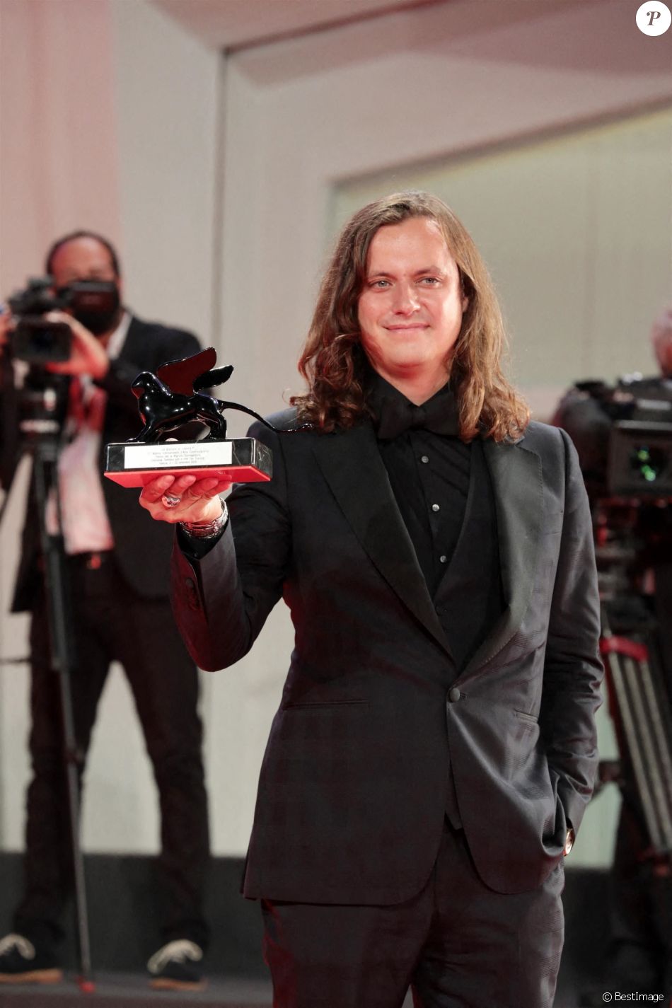 Michal Sobocinski dans la Press Room du 77ème Festival International du