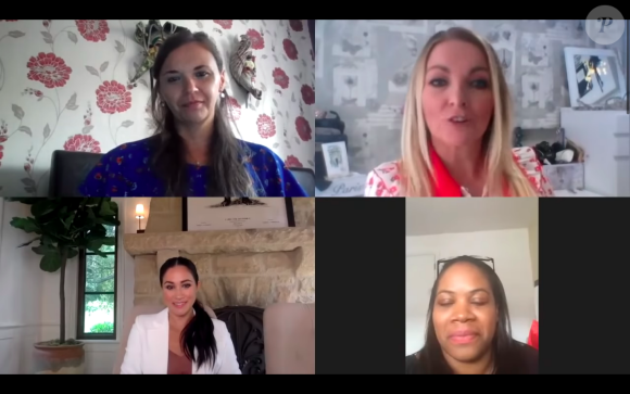 Meghan Markle en visioconférence avec des membres de l'association Smart Works, YouTube, le 12 septembre 2020.