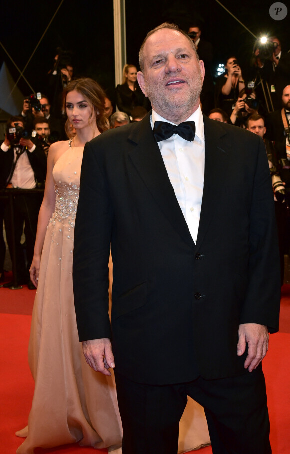 Ana de Armas, Harvey Weinstein - Montée des marches du film "Hands of Stone" lors du 69ème Festival International du Film de Cannes. Le 16 mai 2016. © Giancarlo Gorassini/Bestimage 