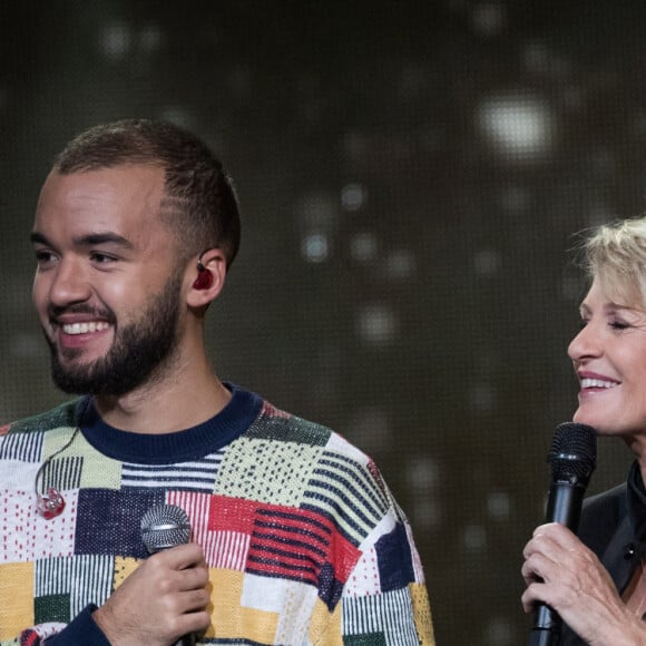 Exclusif - Bigflo et Oli, Sophie Davant - Enregistrement de l'émission "La Lettre" au Théâtre du Châtelet à Paris, qui sera diffusée le 16 novembre sur France 2. Le 23 octobre 2019. © Cyril Moreau / Bestimage