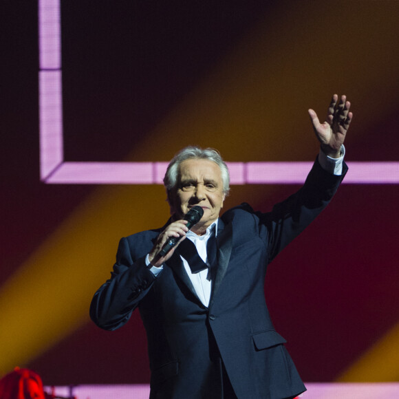 Exclusif - Michel Sardou - Ultime concert de Michel Sardou pour la dernière date de son spectacle "La dernière danse" à la Seine Musicale à Boulogne-Billancourt le 12 avril 2018. Le chanteur a rassemblé plus de 400 000 spectateurs pour une tournée de 82 concerts. © Pierre Perusseau/Bestimage