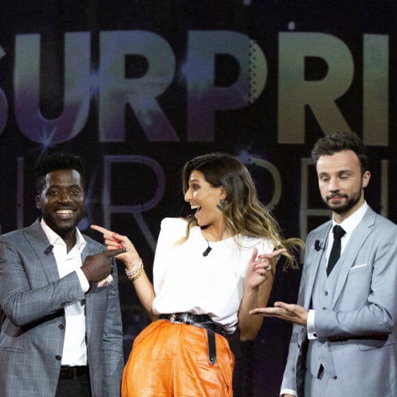 Exclusif - Donel Jack'sman, Laury Thilleman et Tom Villa - Enregistrement de l'émission "Surprise Sur Prise", présentée par L.Thilleman et D.Jack'sman, qui sera diffusée en prime time le 26 septembre sur France 2 © Jack Tribeca / Bestimage