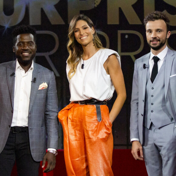 Exclusif - Donel Jack'sman, Laury Thilleman et Tom Villa - Enregistrement de l'émission "Surprise Sur Prise", présentée par L.Thilleman et D.Jack'sman, qui sera diffusée en prime time sur France 2 © Jack Tribeca / Bestimage